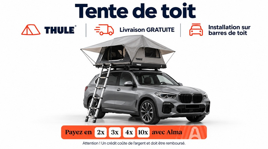 Tentes de toit THULE pour véhicules de loisirs